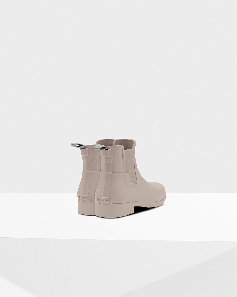 Women Hunter Refined Slim Fit | Chelsea Boots Grey | NZ-2671-LAEJ